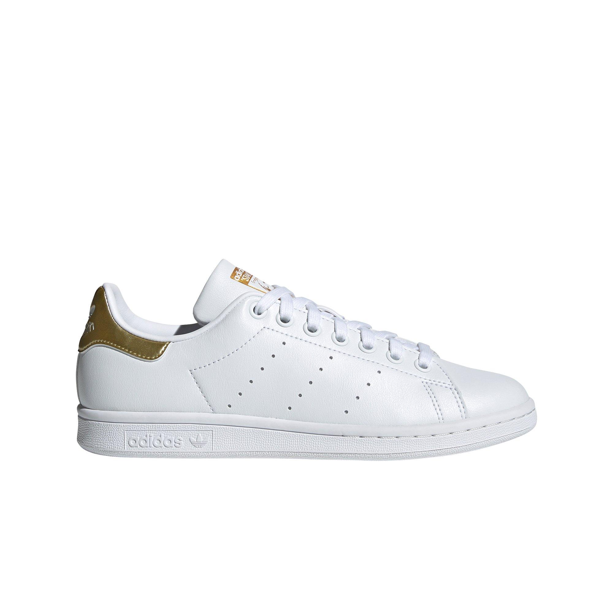 Adidas white and gold on sale trainers